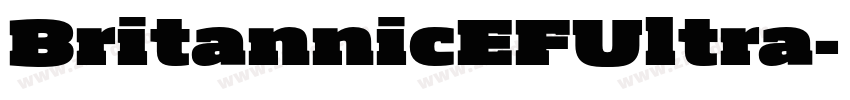 BritannicEFUltra字体转换