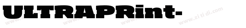 ULTRAPRint字体转换 ULTRAPRint字体转换