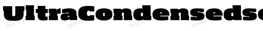 UltraCondensedserif字体转换