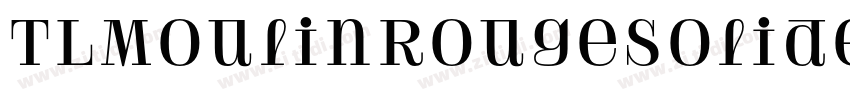 TLMoulinRougeSolide字体转换