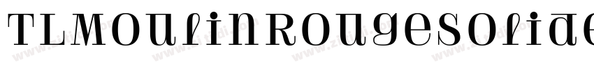 TLMoulinRougeSolide字体转换