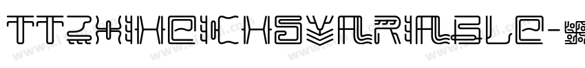 TTZhiHeiCHsVariable字体转换