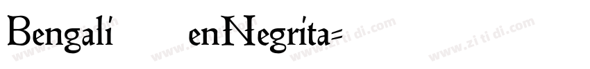 Bengali106enNegrita字体转换 Bengali106enNegrita字体转换
