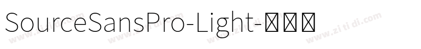 SourceSansPro-Light字体转换