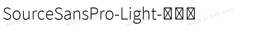 SourceSansPro-Light字体转换