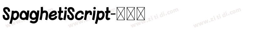 SpaghetiScript字体转换