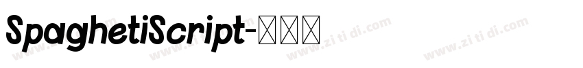 SpaghetiScript字体转换