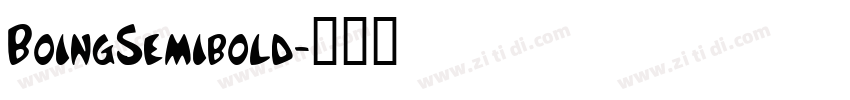 BoingSemibold字体转换 BoingSemibold字体转换