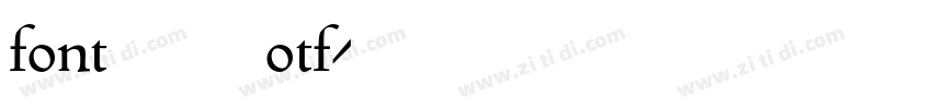 font_110otf字体转换 font_110otf字体转换