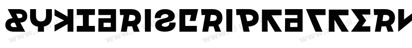 BukhariScriptAlterna字体转换