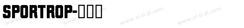 sportrop字体转换