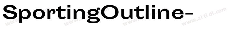 SportingOutline字体转换