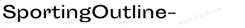 SportingOutline字体转换