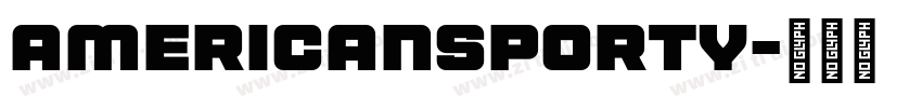 AmericanSporty字体转换