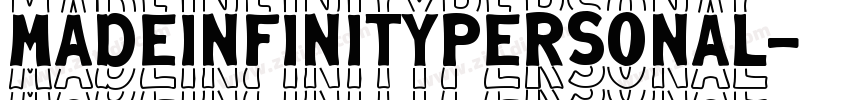 MADEINFINITYPersonal字体转换