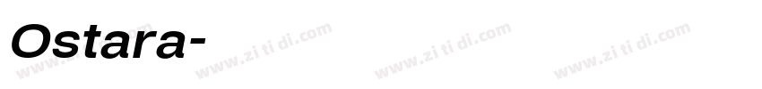 Ostara字体转换