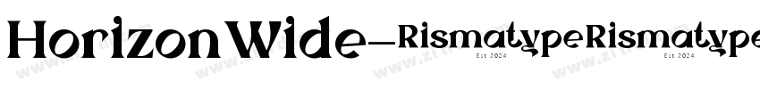HorizonWide字体转换