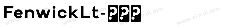 FenwickLt字体转换