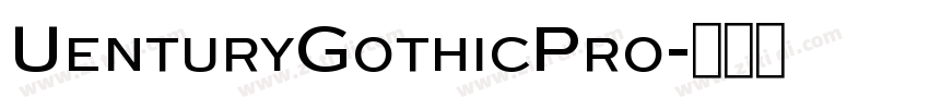 UenturyGothicPro字体转换