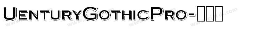 UenturyGothicPro字体转换