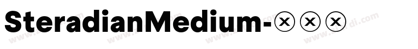 SteradianMedium字体转换