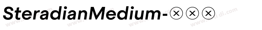 SteradianMedium字体转换