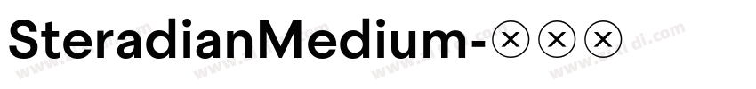 SteradianMedium字体转换