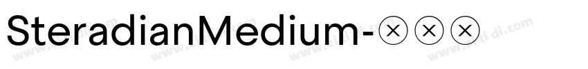SteradianMedium字体转换