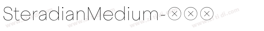 SteradianMedium字体转换
