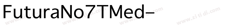 FuturaNo7TMed字体转换