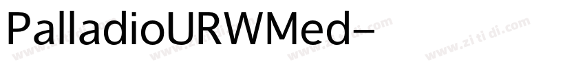 PalladioURWMed字体转换