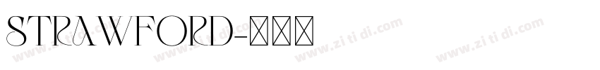 Strawford字体转换
