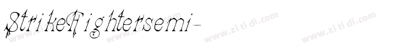 StrikeFightersemi字体转换