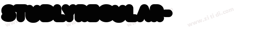 StudlyRegular字体转换