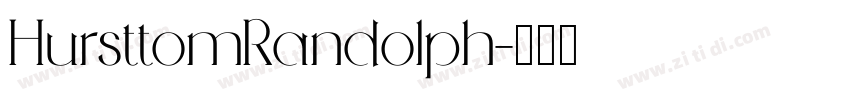 HursttomRandolph字体转换