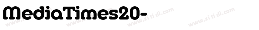 MediaTimes20字体转换
