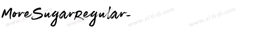 MoreSugarRegular字体转换