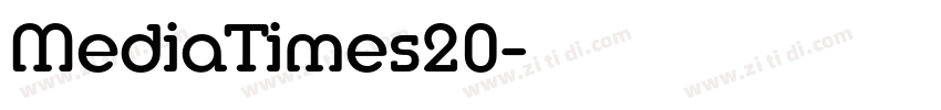 MediaTimes20字体转换