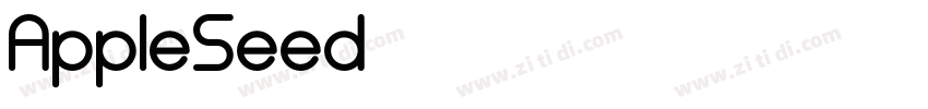 AppleSeed字体转换