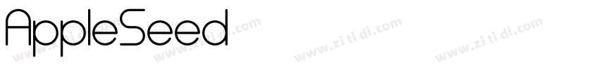 AppleSeed字体转换