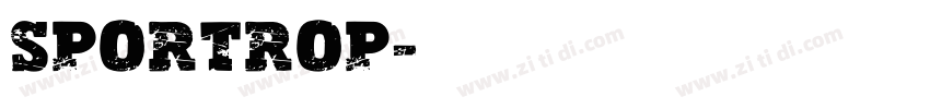 sportrop字体转换
