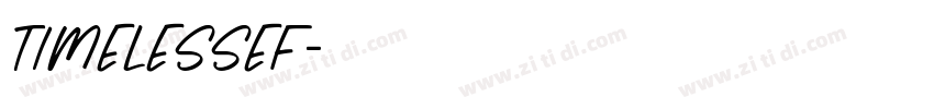 TimelessEF字体转换