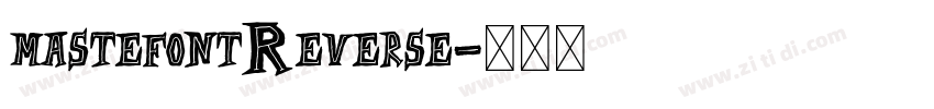 mastefontReverse字体转换