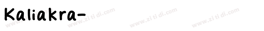 Kaliakra字体转换