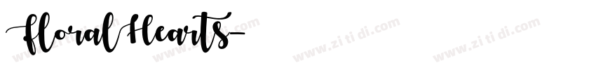 FloralHearts字体转换