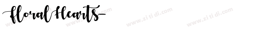 FloralHearts字体转换