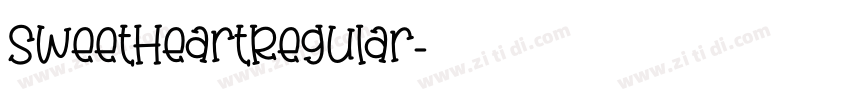SweetHeartRegular字体转换