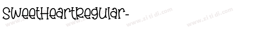 SweetHeartRegular字体转换