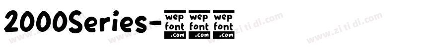 2000Series字体转换