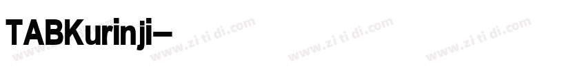 TABKurinji字体转换